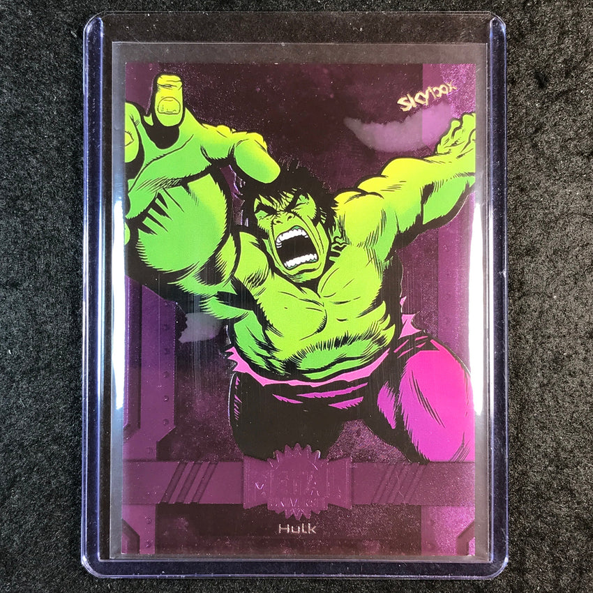 2024 Marvel Metal Universe Avengers HULK Base Purple FX 185/199 #58