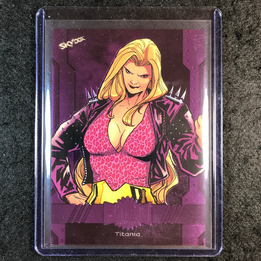 2024 Marvel Metal Universe Avengers TITANIA Base Purple FX 33/199 #65