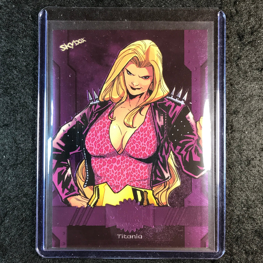 2024 Marvel Metal Universe Avengers TITANIA Base Purple FX 126/199 #65
