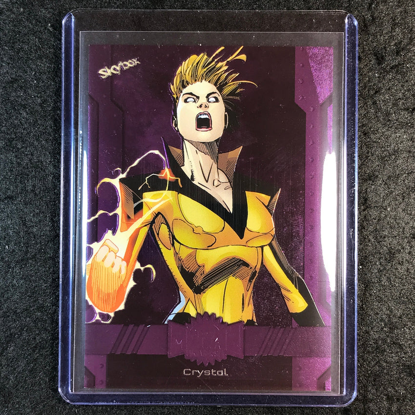 2024 Marvel Metal Universe Avengers CRYSTAL Base Purple FX 84/199 #66