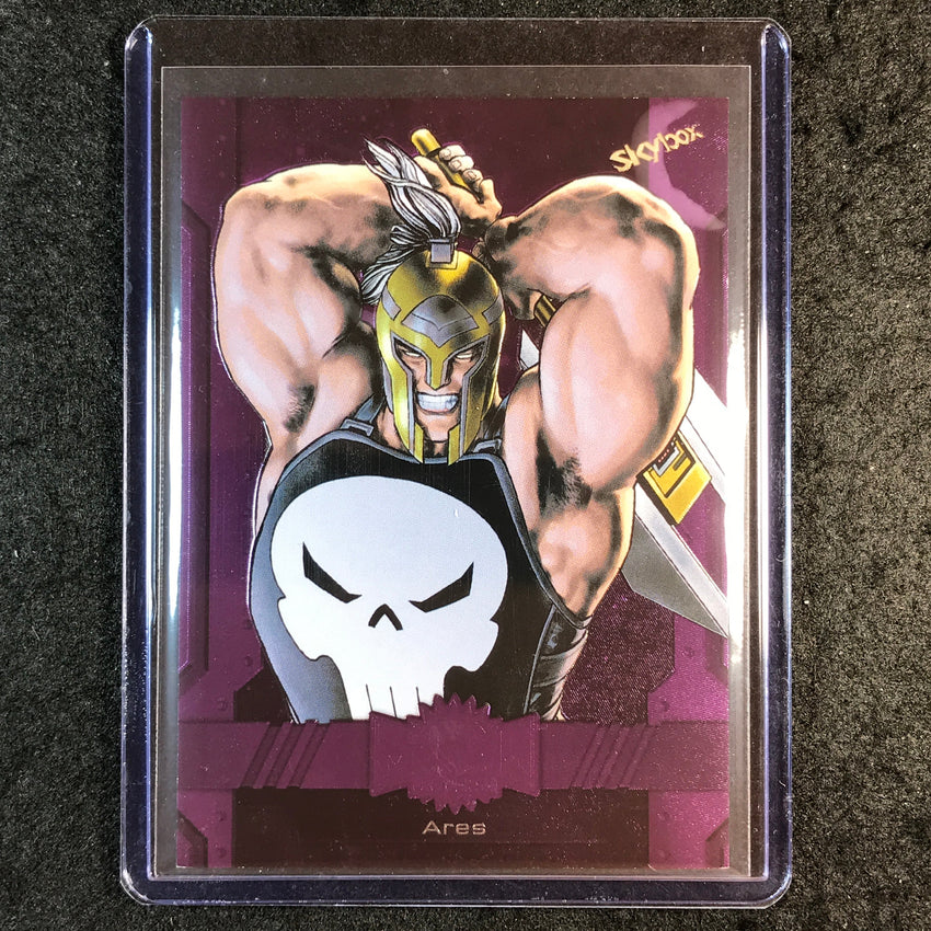 2024 Marvel Metal Universe Avengers ARES Base Purple FX 114/199 #69
