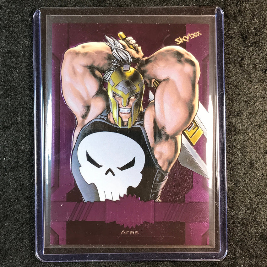 2024 Marvel Metal Universe Avengers ARES Base Purple FX 187/199 #69