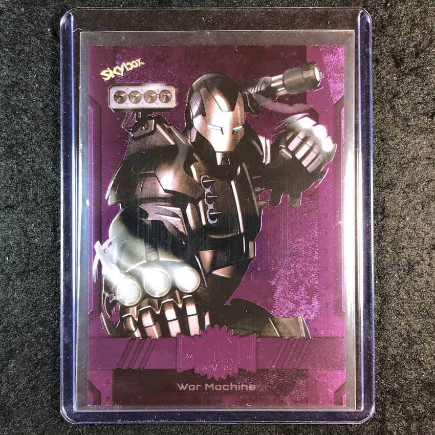 2024 Marvel Metal Universe Avengers WAR MACHINE Base Purple FX 52/199 #71