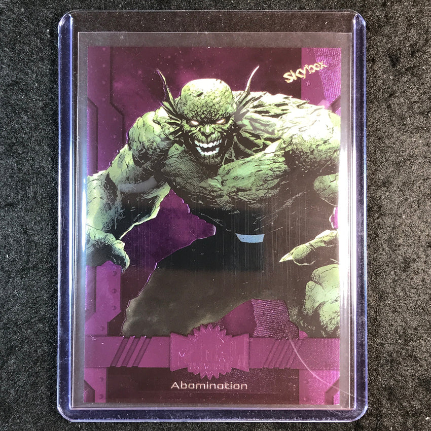 2024 Marvel Metal Universe Avengers ABOMINATION Base Purple FX 34/199 #72