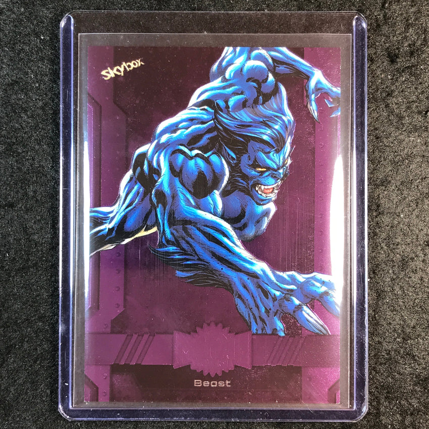 2024 Marvel Metal Universe Avengers BEAST Base Purple FX 143/199 #76