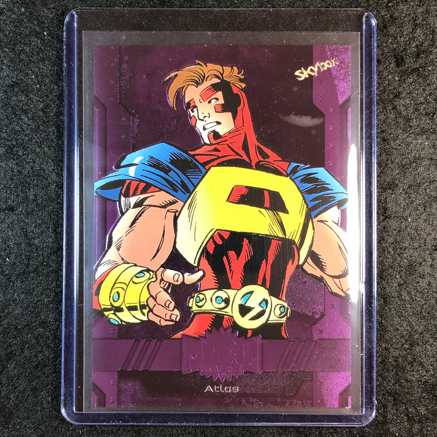 2024 Marvel Metal Universe Avengers ATLAS Base Purple FX 57/199 #81