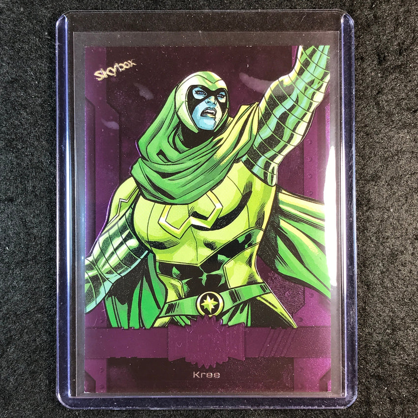 2024 Marvel Metal Universe Avengers KREE Base Purple FX 122/199 #85