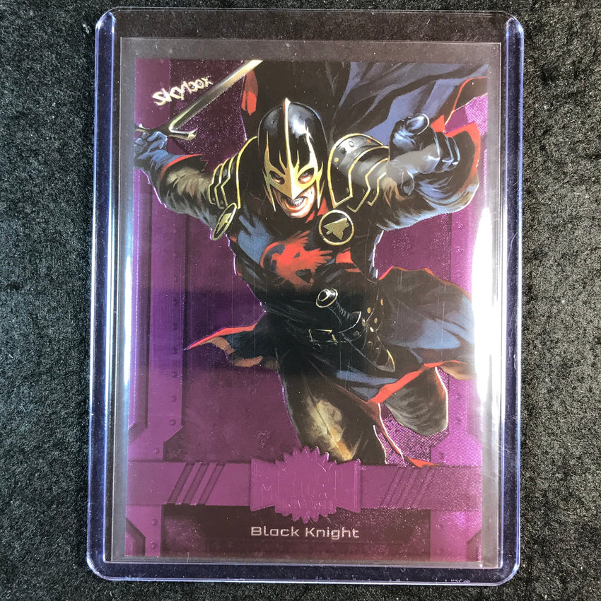 2024 Marvel Metal Universe Avengers BLACK KNIGHT Base Purple FX 26/199 #88