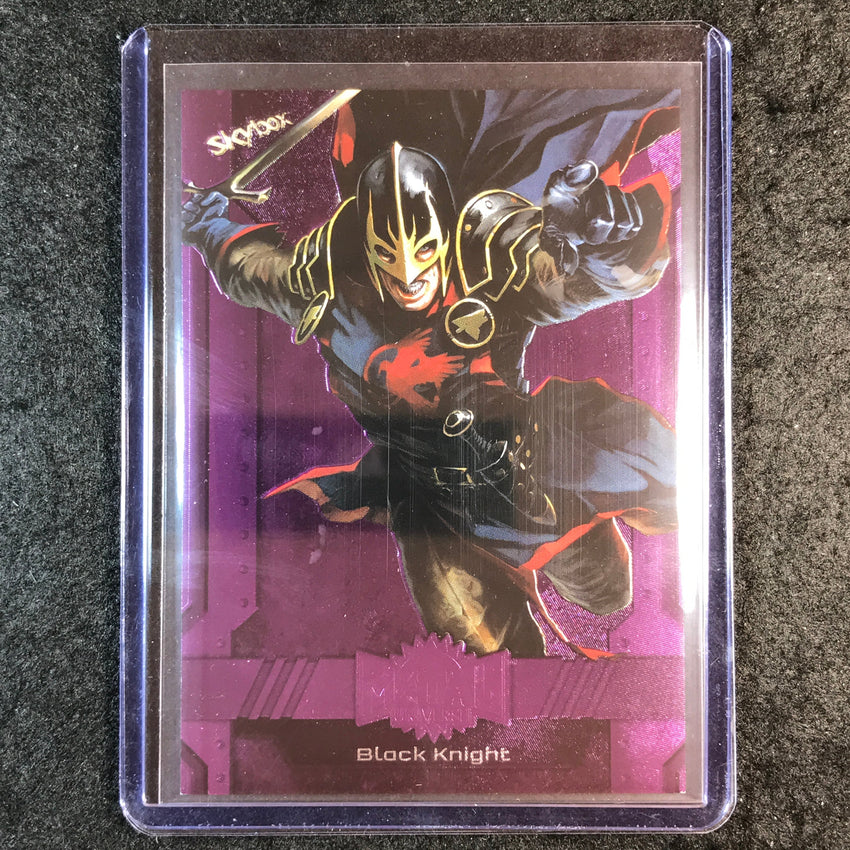 2024 Marvel Metal Universe Avengers BLACK KNIGHT Base Purple FX 43/199 #88