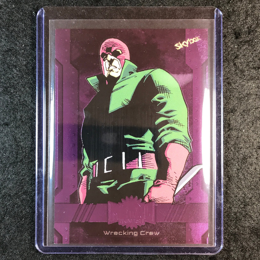 2024 Marvel Metal Universe Avengers WRECKING CREW Base Purple FX 9/199 #91