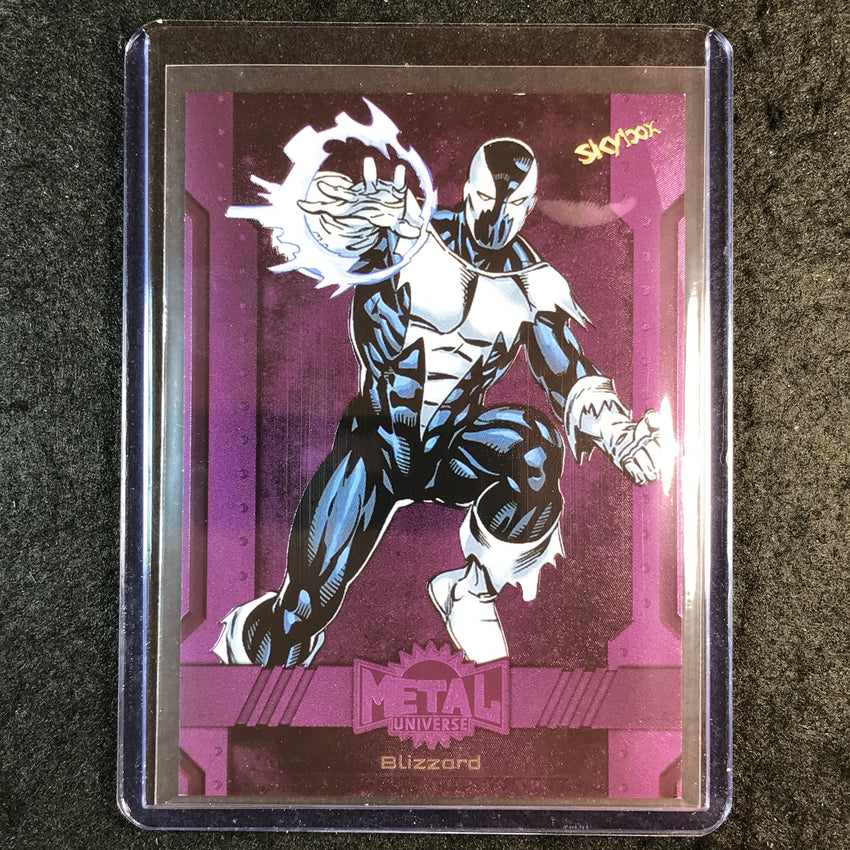 2024 Marvel Metal Universe Avengers BLIZZARD Base Purple FX 54/199 #103