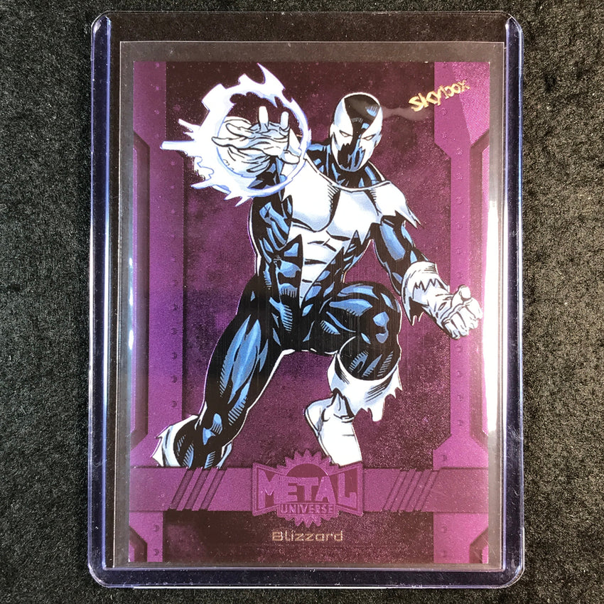 2024 Marvel Metal Universe Avengers BLIZZARD Base Purple FX 94/199 #103