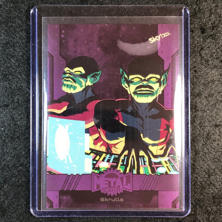 2024 Marvel Metal Universe Avengers SKRULLS Base Purple FX 177/199 #109