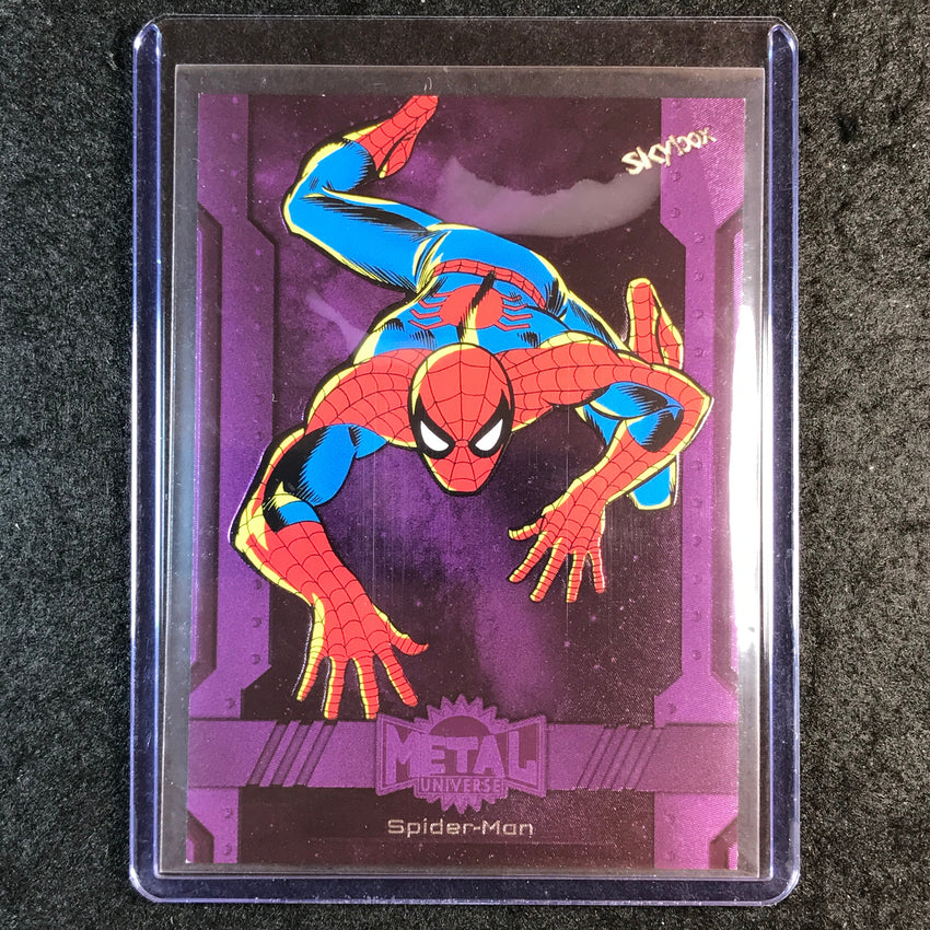 2024 Marvel Metal Universe Avengers SPIDER-MAN Base Purple FX 109/199 #114