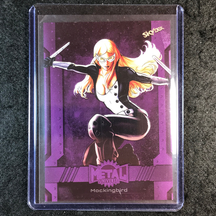 2024 Marvel Metal Universe Avengers MOCKINGBIRD Base Purple FX 19/199 #115
