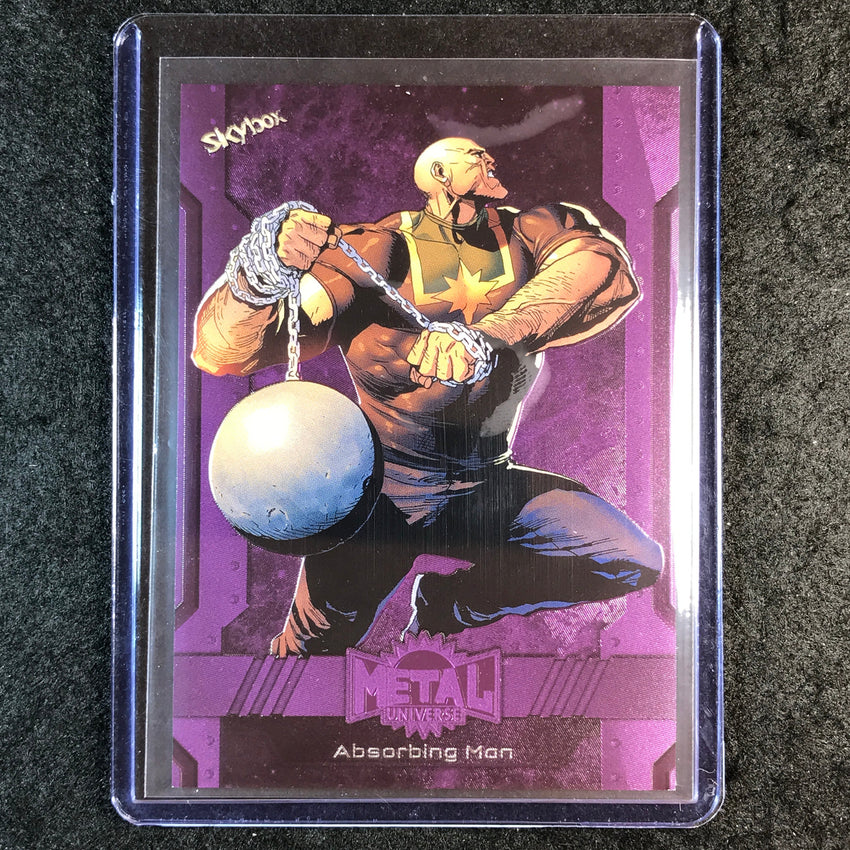 2024 Marvel Metal Universe Avengers ABSORBING MAN Base Purple FX 165/199 #121