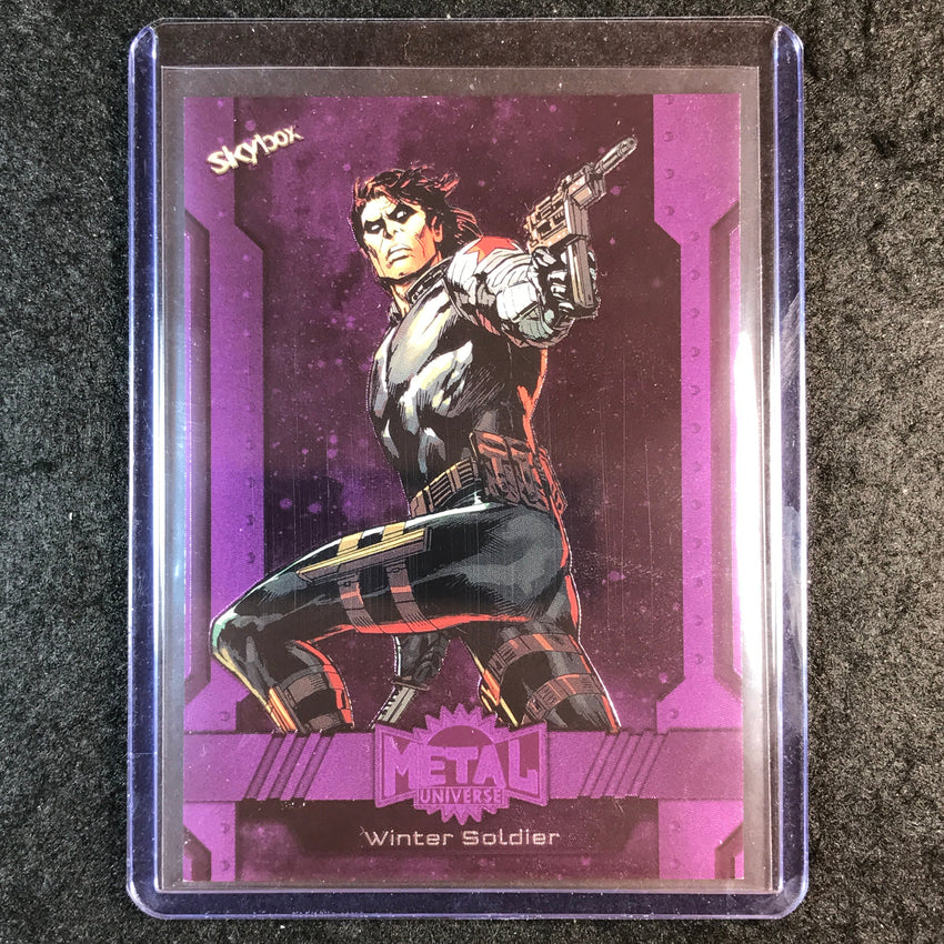 2024 Marvel Metal Universe Avengers WINTER SOLDIER Base Purple FX 89/199 #123