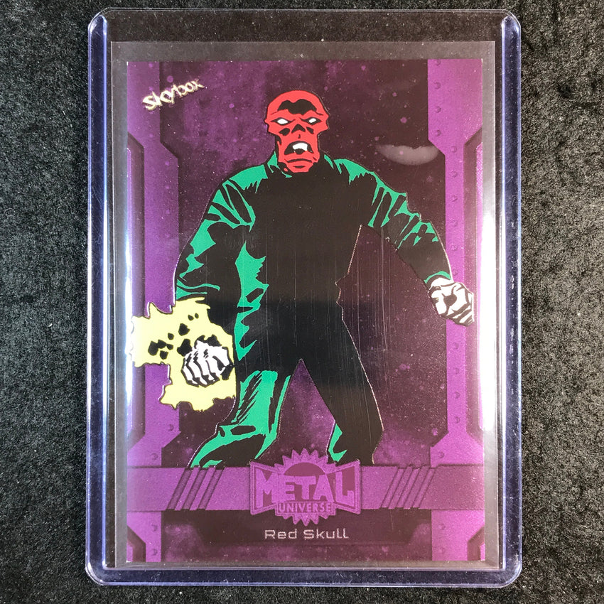 2024 Marvel Metal Universe Avengers RED SKULL Base Purple FX 67/199 #129