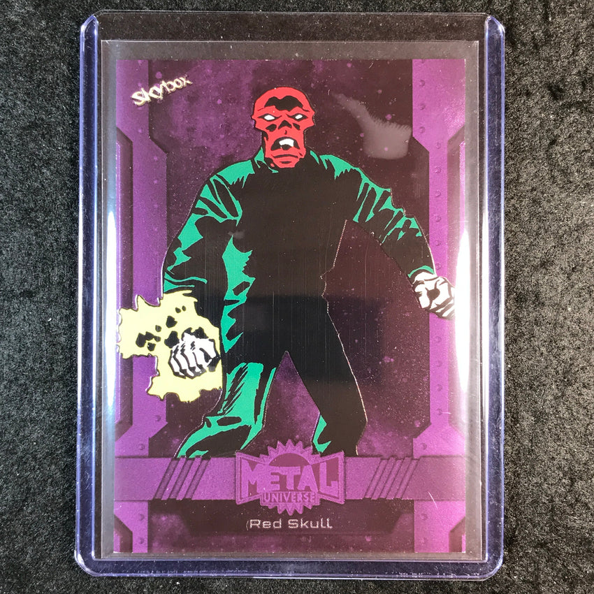2024 Marvel Metal Universe Avengers RED SKULL Base Purple FX 155/199 #131