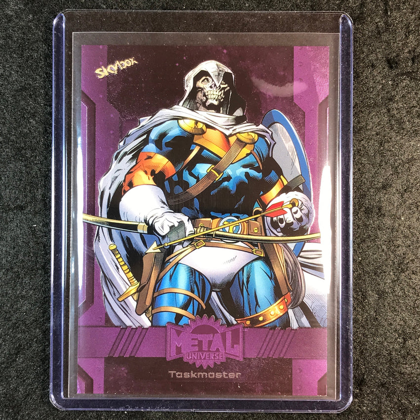 2024 Marvel Metal Universe Avengers TASKMASTER Base Purple FX 39/199 #135