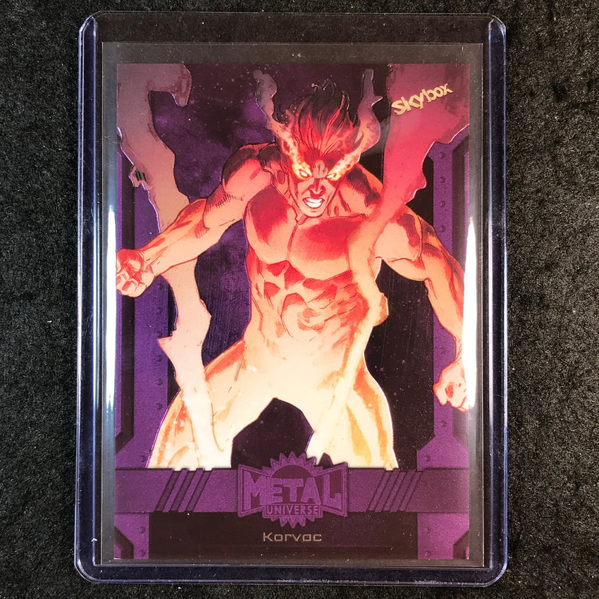 2024 Marvel Metal Universe Avengers KORVAC Base Purple FX 16/199 #135