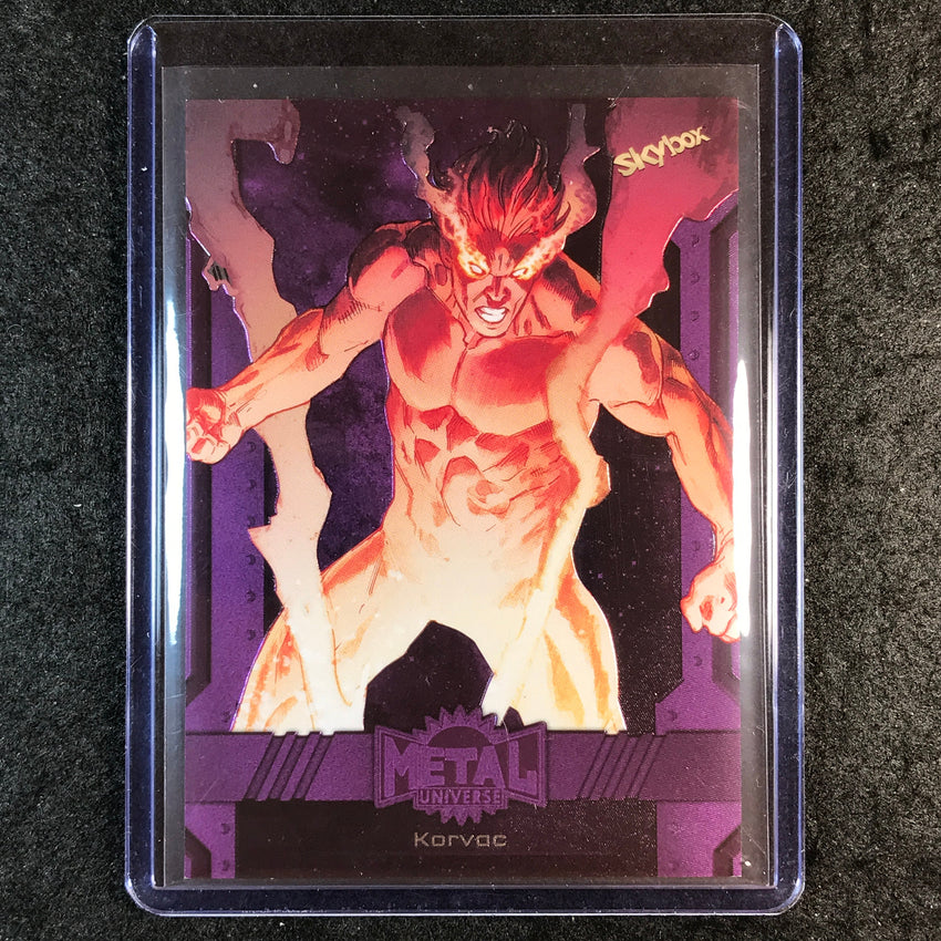 2024 Marvel Metal Universe Avengers KORVAC Base Purple FX 117/199 #135