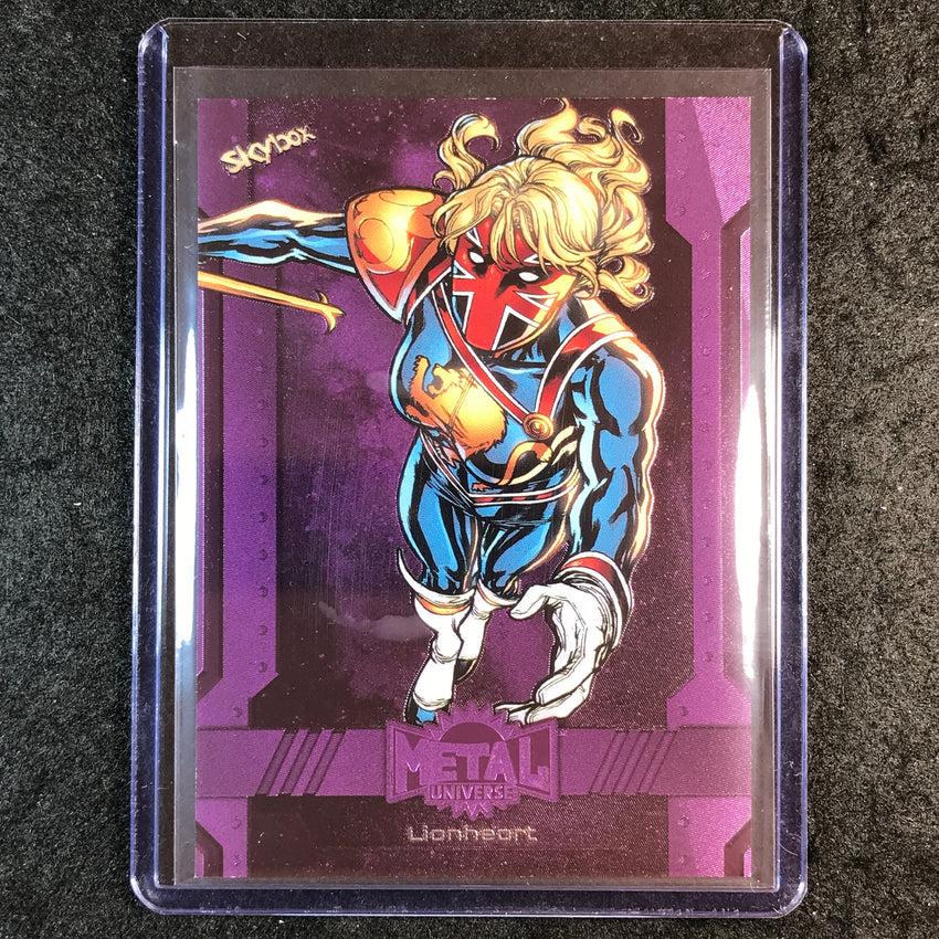 2024 Marvel Metal Universe Avengers LIONHEART Base Purple FX 160/199 #143