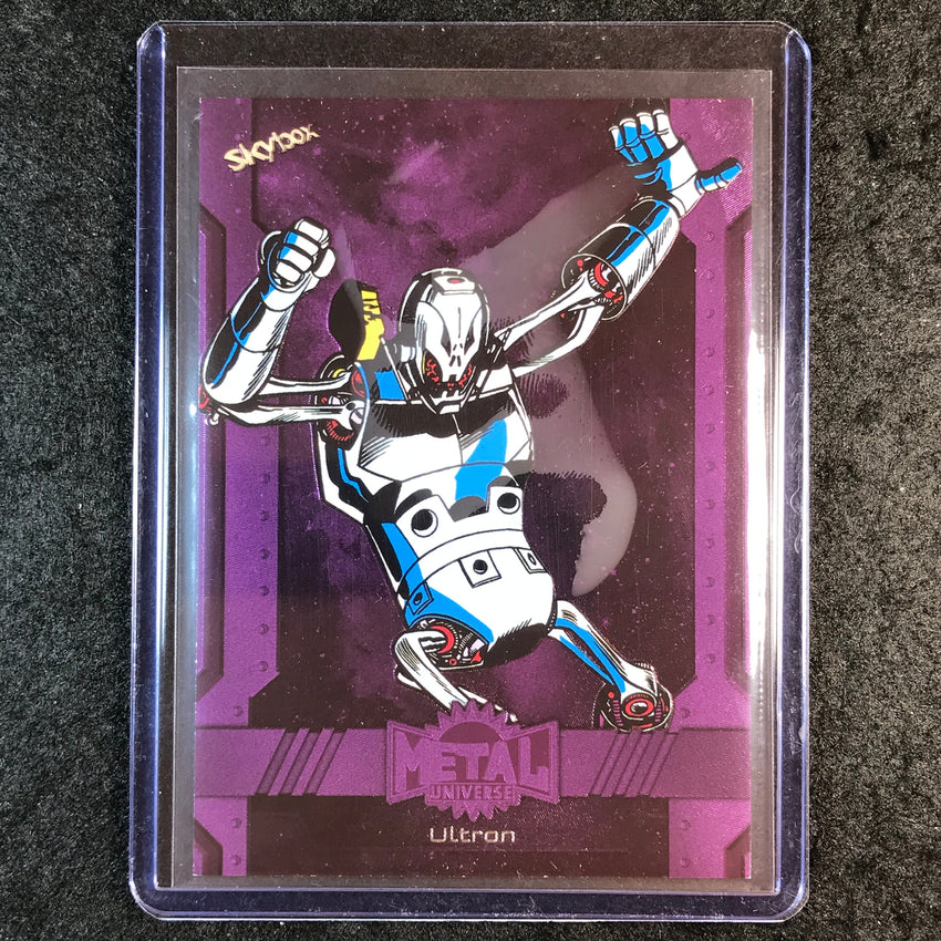 2024 Marvel Metal Universe Avengers ULTRON Base Purple FX 9/199 #148