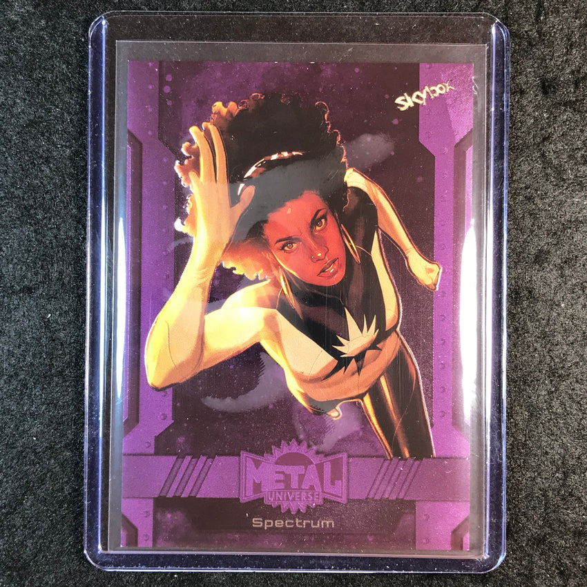 2024 Marvel Metal Universe Avengers SPECTRUM Base Purple FX 95/199 #151