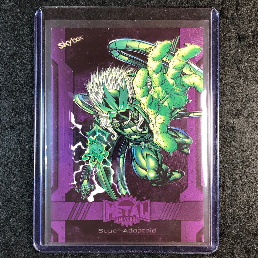 2024 Marvel Metal Universe Avengers SUPER-ADAPTOID Base Purple FX 61/199 #153