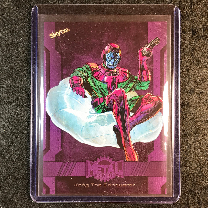2024 Marvel Metal Universe Avengers KANG THE CONQUERER Base Purple 25/199 #161