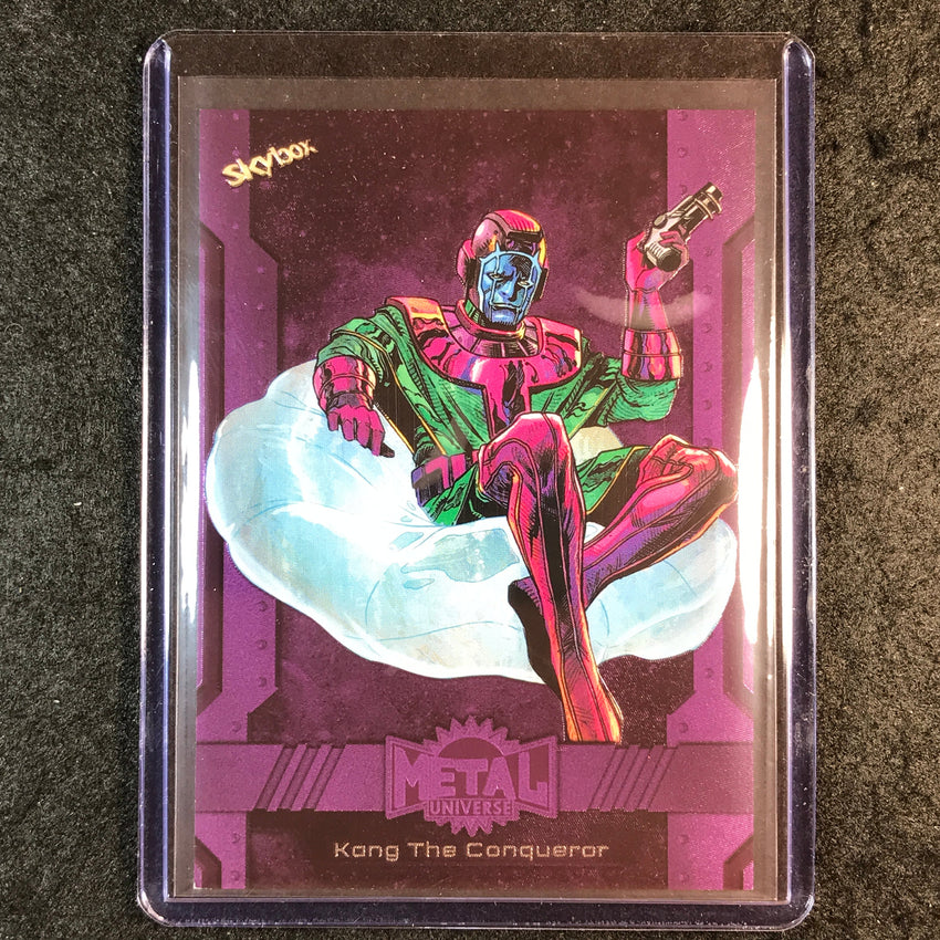2024 Marvel Metal Universe Avengers KANG THE CONQUERER Base Purple 57/199 #161
