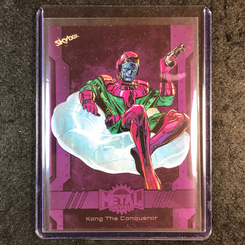 2024 Marvel Metal Universe Avengers KANG THE CONQUERER Base Purple 75/199 #161