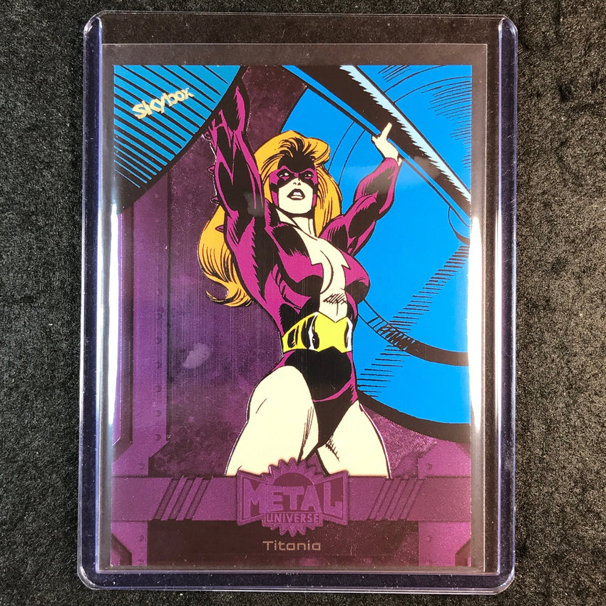 2024 Marvel Metal Universe Avengers TITANIA Base Purple FX 5/199 #165