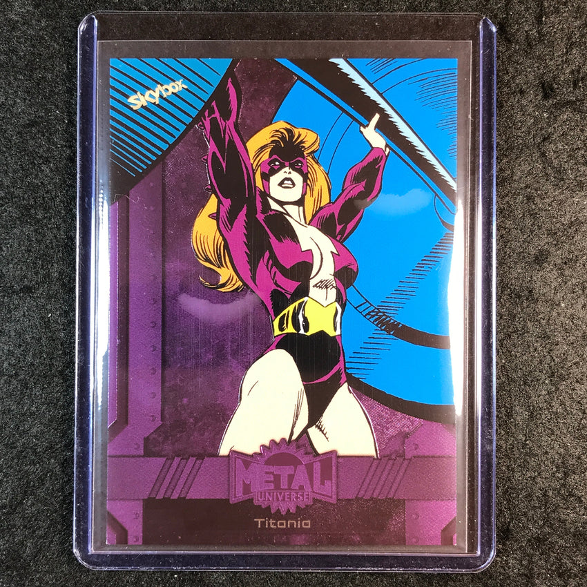 2024 Marvel Metal Universe Avengers TITANIA Base Purple FX 41/199 #165