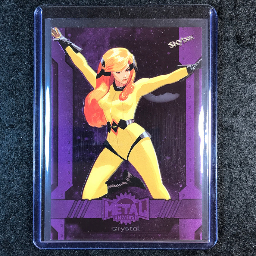 2024 Marvel Metal Universe Avengers CRYSTAL Base Purple FX 164/199 #166