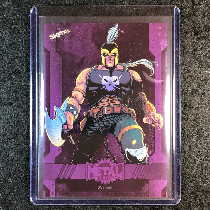 2024 Marvel Metal Universe Avengers ARES Base Purple FX 54/199 #169