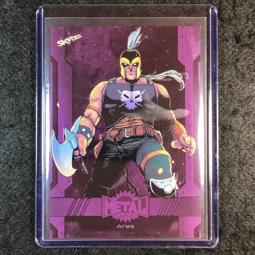 2024 Marvel Metal Universe Avengers ARES Base Purple FX 154/199 #169