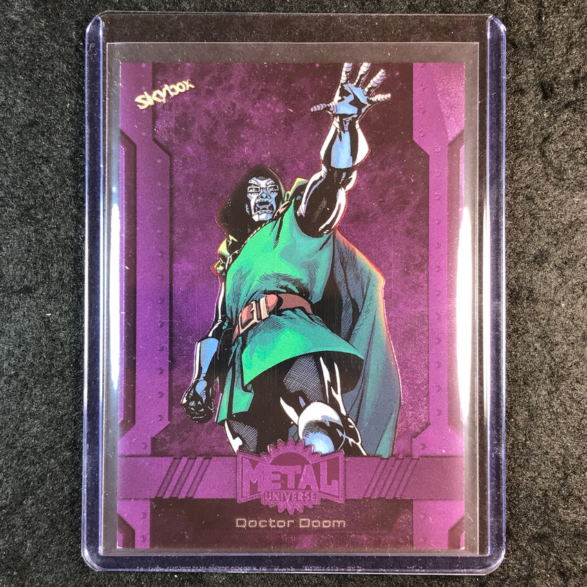 2024 Marvel Metal Universe Avengers DOCTOR DOOM Base Purple FX 3/199 #183