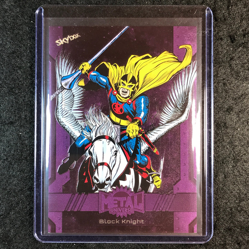 2024 Marvel Metal Universe Avengers BLACK KNIGHT Base Purple FX 196/199 #188