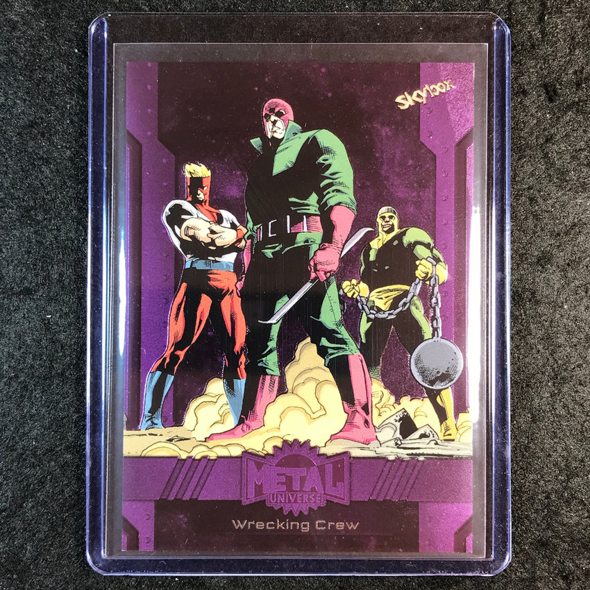 2024 Marvel Metal Universe Avengers WRECKING CREW Base Purple FX 190/199 #191