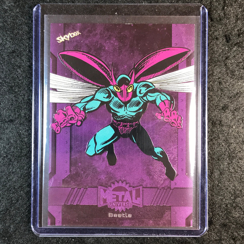 2024 Marvel Metal Universe Avengers BEETLE Base Purple FX 134/199 #192