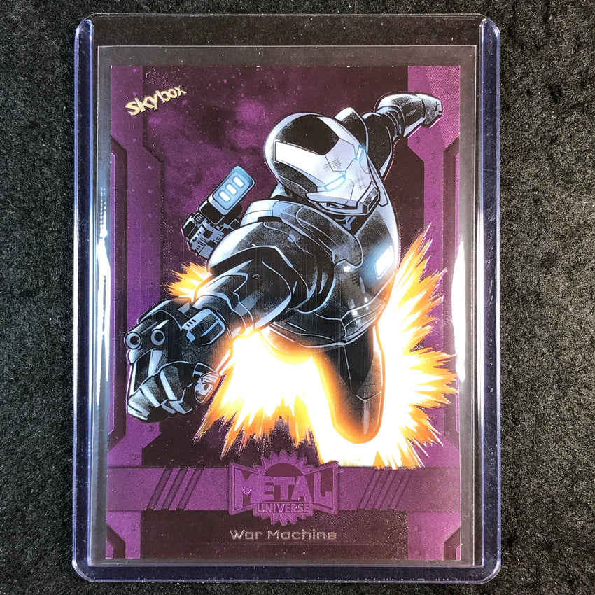 2024 Marvel Metal Universe Avengers WAR MACHINE Base Purple FX 100/199 #197