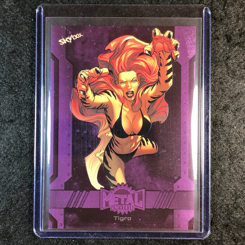 2024 Marvel Metal Universe Avengers TIGRA Base Purple FX 22/199 #200