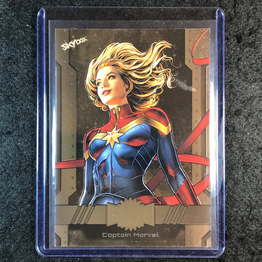 2024 Marvel Metal Universe Avengers CAPTAIN MARVEL Base Bronze FX 58/150 #11
