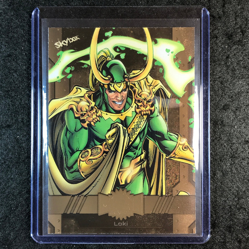 2024 Marvel Metal Universe Avengers LOKI Base Bronze FX 117/150 #18