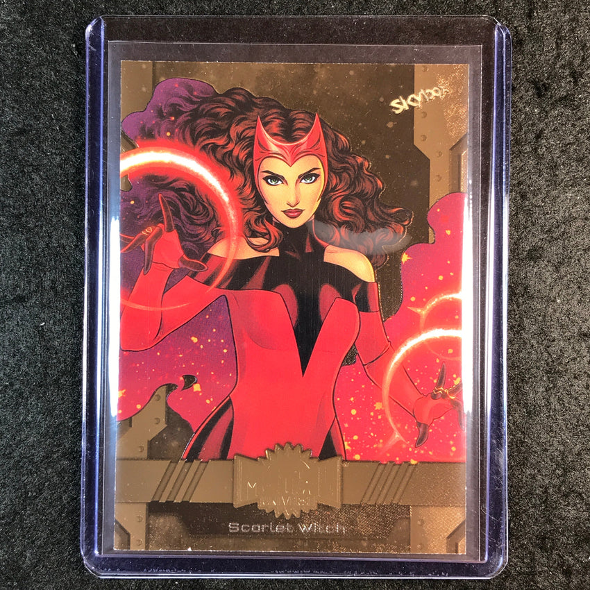 2024 Marvel Metal Universe Avengers SCARLET WITCH Base Bronze FX 8/150 #21