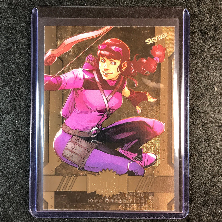 2024 Marvel Metal Universe Avengers KATE BISHOP Base Bronze FX 117/150 #32