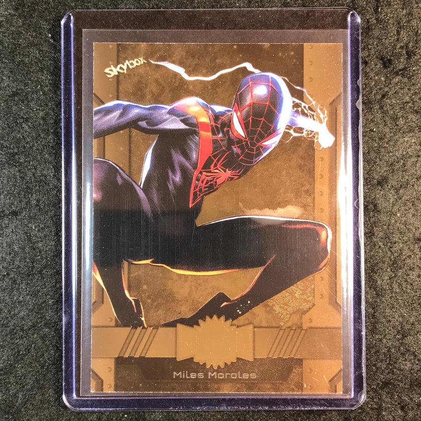 2024 Marvel Metal Universe Avengers MILES MORALES Base Bronze FX 96/150 #54