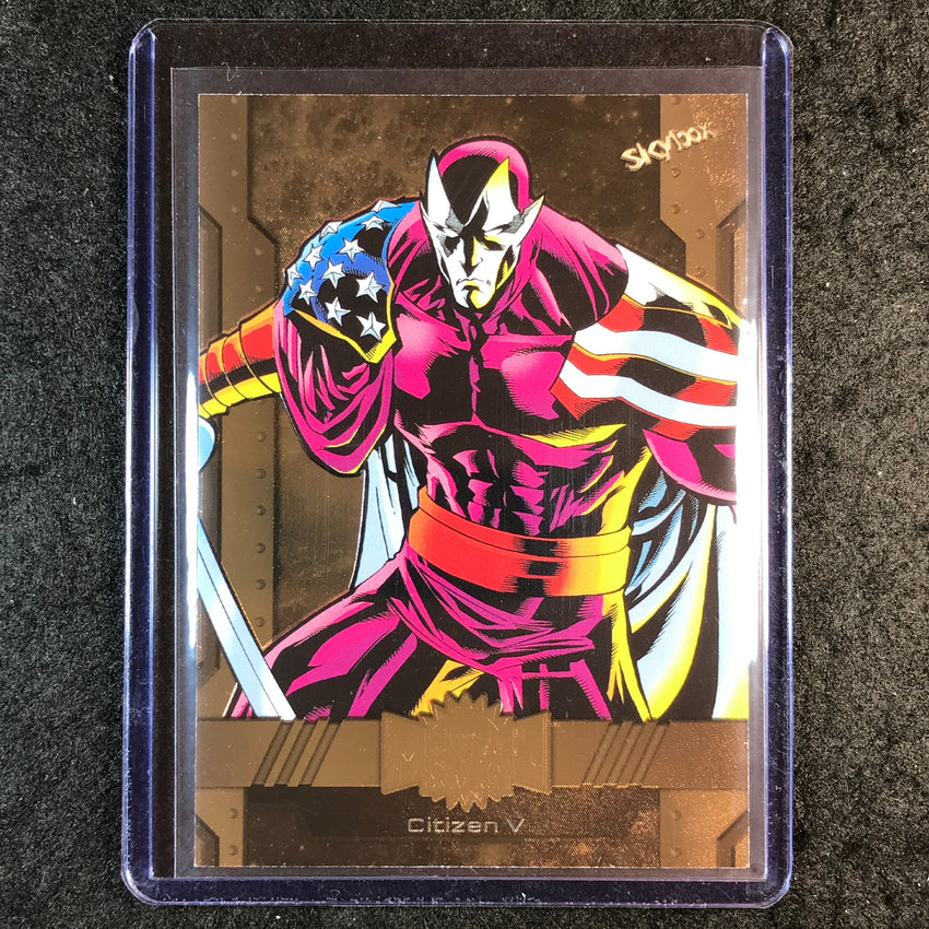2024 Marvel Metal Universe Avengers CITIZEN V Base Bronze FX 85/150 #56